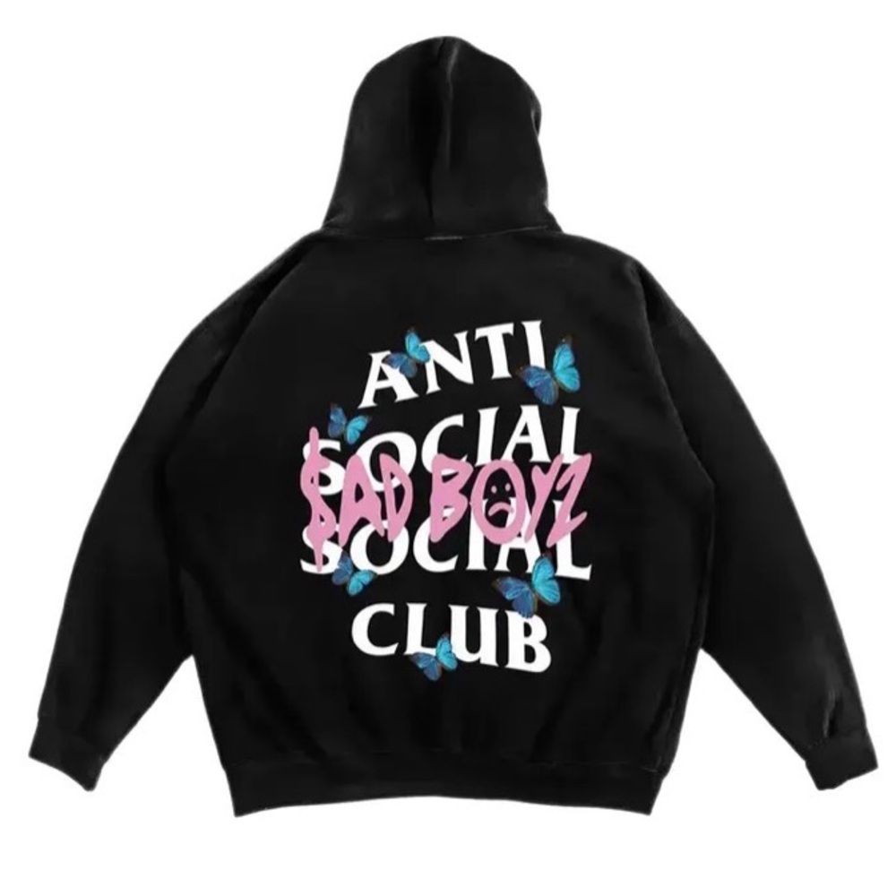 Anti Social X Sad Boys Hoodie by [Brand]